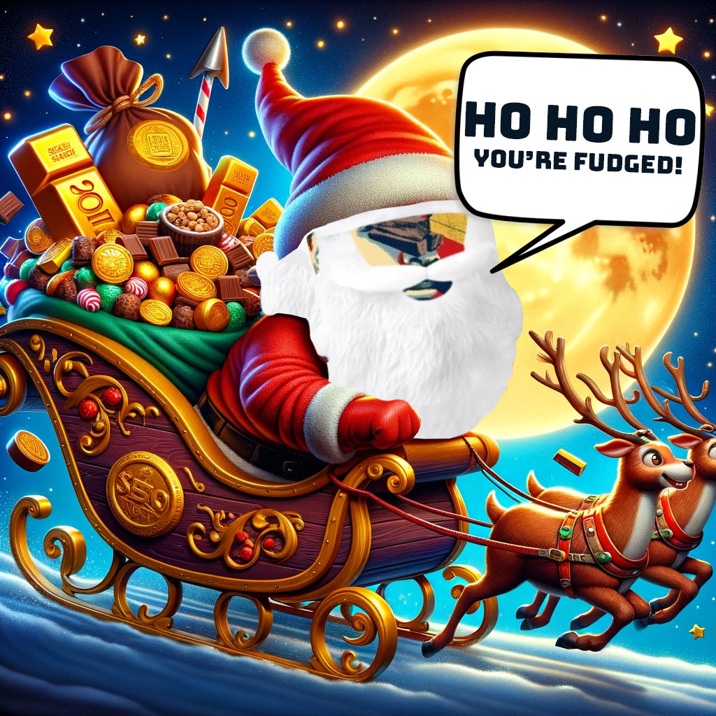 Ho Ho Ho – You’re Fudged Santa Rally Contest